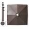 Casafield Patio Umbrella Base – Weighted Stand with Wheels for Outdoor / Lawn or Pool Deck Umbrellas